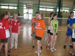 Badminton drużynowy-szkoły ponadgimnazjalne