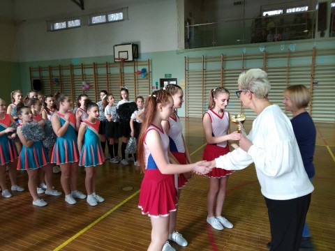 Zawody powiatowe Cheerleaders