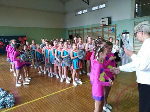 Zawody powiatowe Cheerleaders