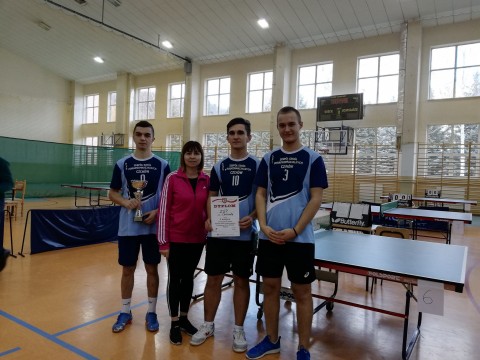 Tenis stołowy szkół ponadgimnazjalnych