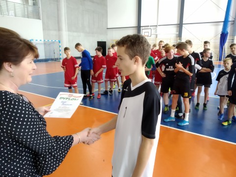 Halowej Piłki Nożnej Chłopców - PSP nr 3 w Brzesku Mistrzem Powiatu