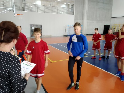 Halowej Piłki Nożnej Chłopców - PSP nr 3 w Brzesku Mistrzem Powiatu
