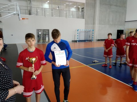 Halowej Piłki Nożnej Chłopców - PSP nr 3 w Brzesku Mistrzem Powiatu