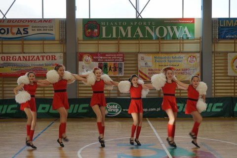 Cheerleaderski z Borzęcina Górnego WIcemistrzami Województwa Małopolskiego