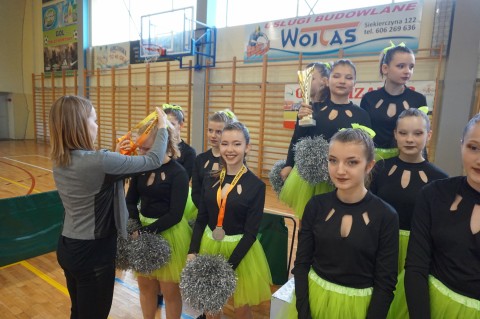 Cheerleaderski z Borzęcina Górnego WIcemistrzami Województwa Małopolskiego