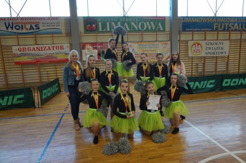 Cheerleaderski z Borzęcina Górnego WIcemistrzami Województwa Małopolskiego
