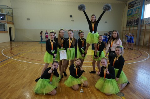 Cheerleaderski z Borzęcina Górnego WIcemistrzami Województwa Małopolskiego
