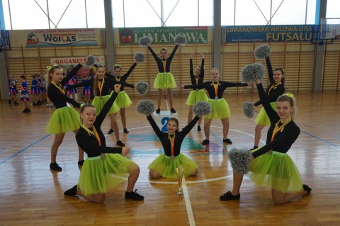 Cheerleaderski z Borzęcina Górnego WIcemistrzami Województwa Małopolskiego