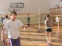 Badminton drużynowy-szkoły podstawowe