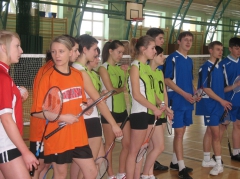 Badminton drużynowy-szkoły ponadgimnazjalne