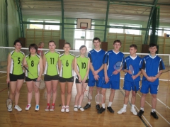 Badminton drużynowy-szkoły ponadgimnazjalne