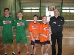 Badminton drużynowy-szkoły ponadgimnazjalne